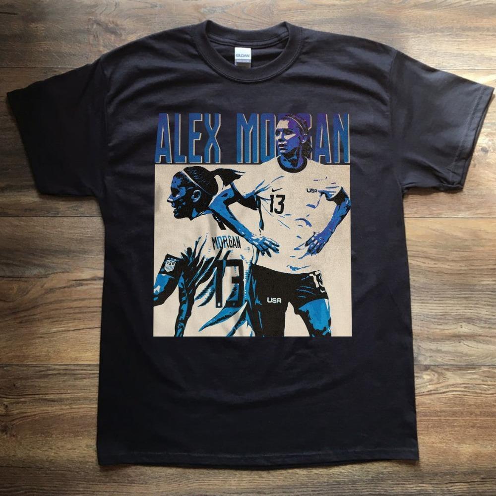 Alex Morgan - Soccer - Unisex Black T-Shirt